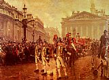 William Logsdail Sir James Whitehead's Procession, 1888 painting